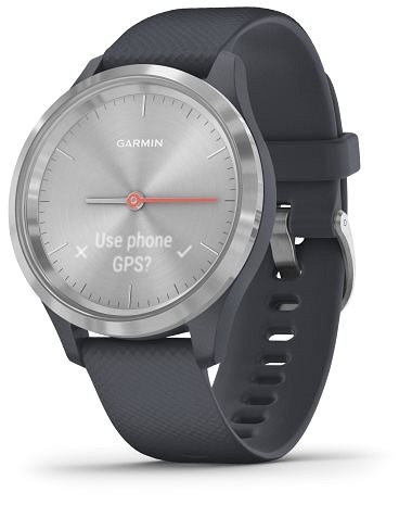 Smart Watch Garmin vívomove 3S Logo, Silver Grey Lateral view