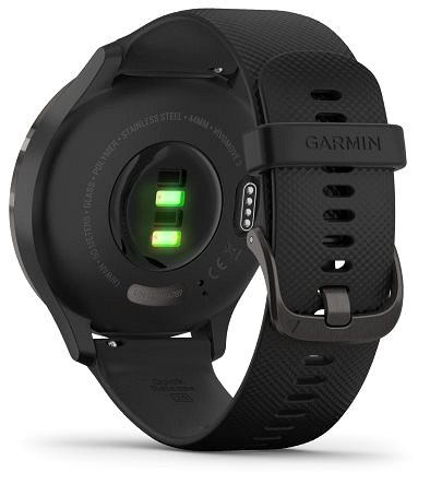 Smartwatch Garmin Vívomove 3 Sport, Slate Black Rückseite