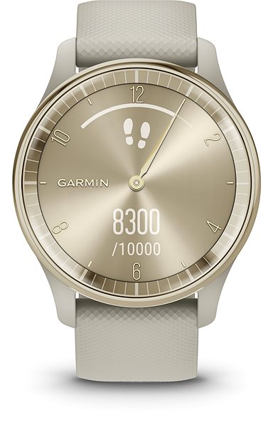 Smart Watch Garmin Vívomove Trend Cream Gold/French Grey ...