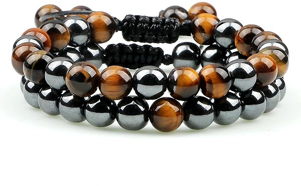 Predator Q1 Daffodil men's bracelets black, set of 2.