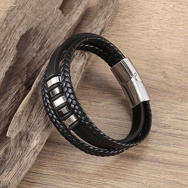 Predator Q1 Chronos Men's Bracelet Black 21 cm.