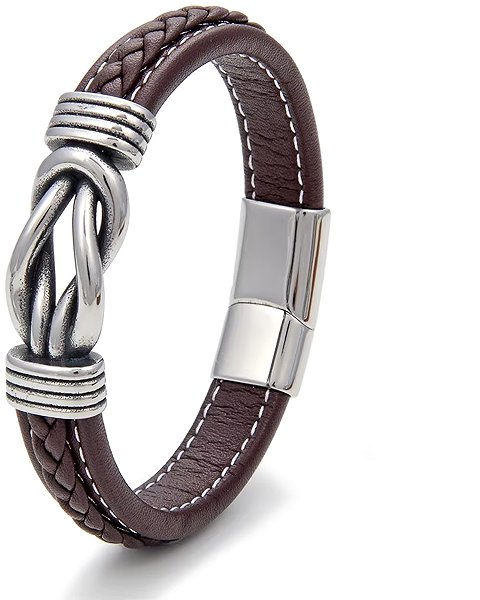 Predator Q1 Lily Men's Bracelet Brown 22cm.
