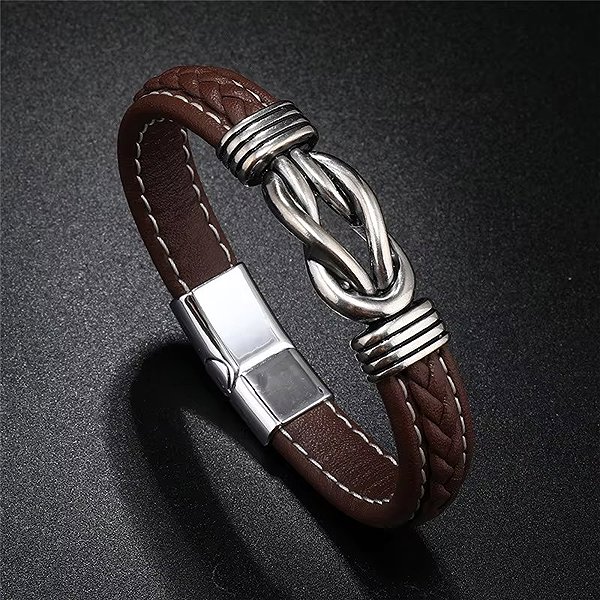 Predator Q1 Lily Men's Bracelet Brown 22cm.