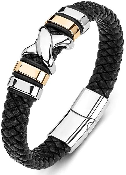 Predator Q1 Quasar Men's Bracelet Black 21.5cm.
