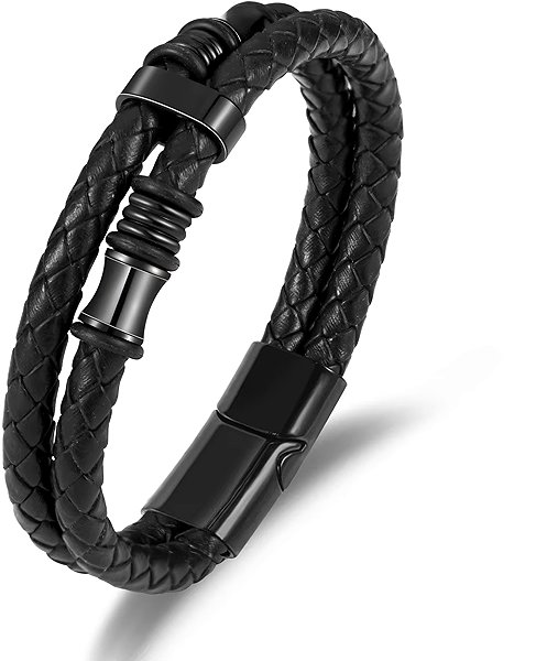 Predator Q1 Sunwood Men's Bracelet Black 23cm.