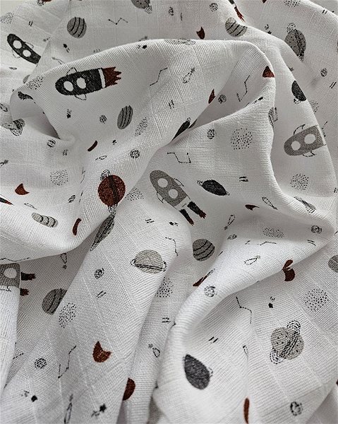 PREM INTERNACIONAL Cloth Nappy 70×70cm Space, pack of 5.