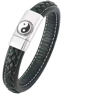 Predator Q1 Yin Yang 23cm Dark Green Bracelet .
