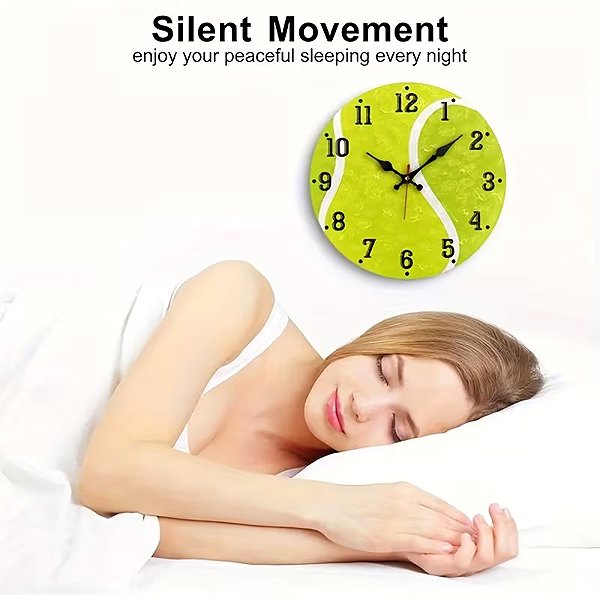 Wall Clock Predator Q1 Wall Clock Tennis Ball 30 cm × 30 cm ...