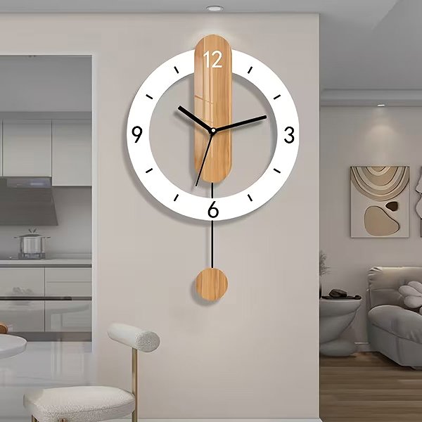 Wall Clock Predator Q1 Nordic style wall clock 35 cm × 58 cm ...