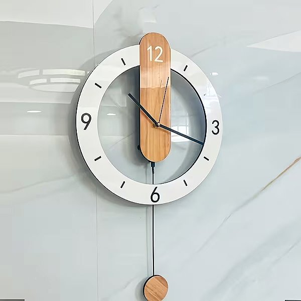 Wall Clock Predator Q1 Nordic style wall clock 35 cm × 58 cm ...