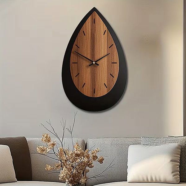 Wall Clock Predator Q1 Wall Clock vintage wooden clock 24 cm × 43 cm ...
