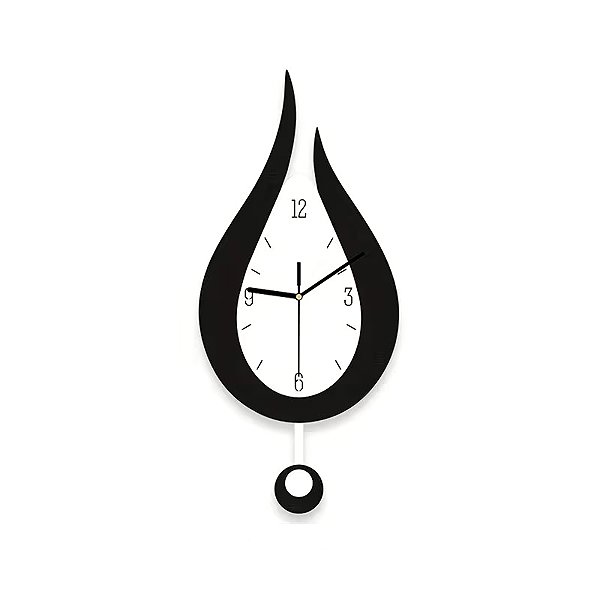 Wall Clock Predator Q1 Wall clock in drop shape 26 cm × 50 cm ...
