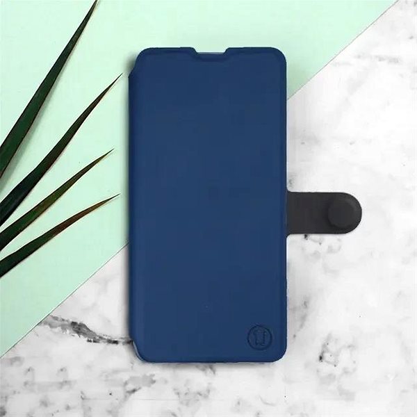 Puzdro na mobil Mobiwear Soft Touch flip pre Samsung Galaxy S24 Plus – Modré & Čierne ...