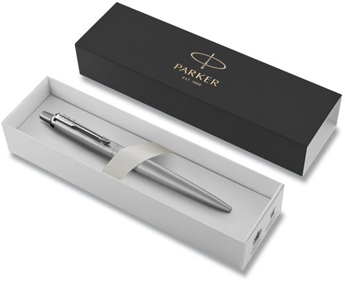Guľôčkové pero PARKER Jotter XL Monochrome Stainless Steel CT ...