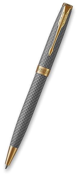 Guľôčkové pero PARKER Sonnet Deluxe Silver Chiselled GT v darčekovej kazete ...