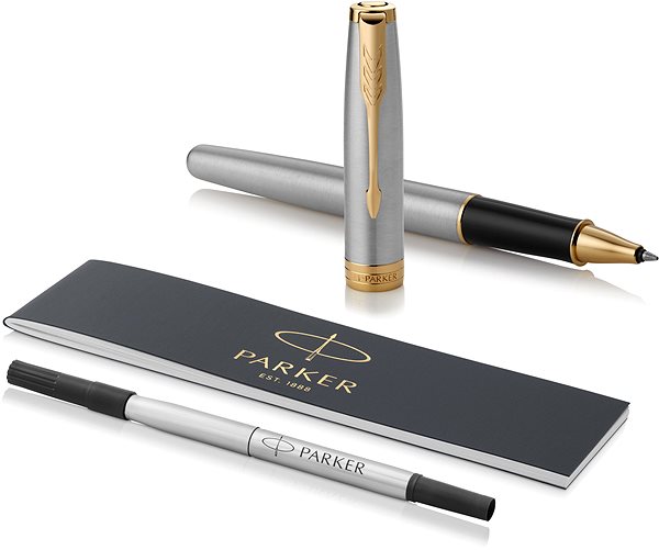 Roller PARKER Sonnet Stainless Steel GT RB ...