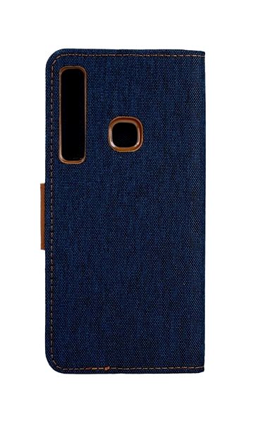 Pouzdro na mobil Canvas Samsung A9 knížkové modré tmavé 40827 ...