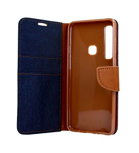 Pouzdro na mobil Canvas Samsung A9 knížkové modré tmavé 40827 ...