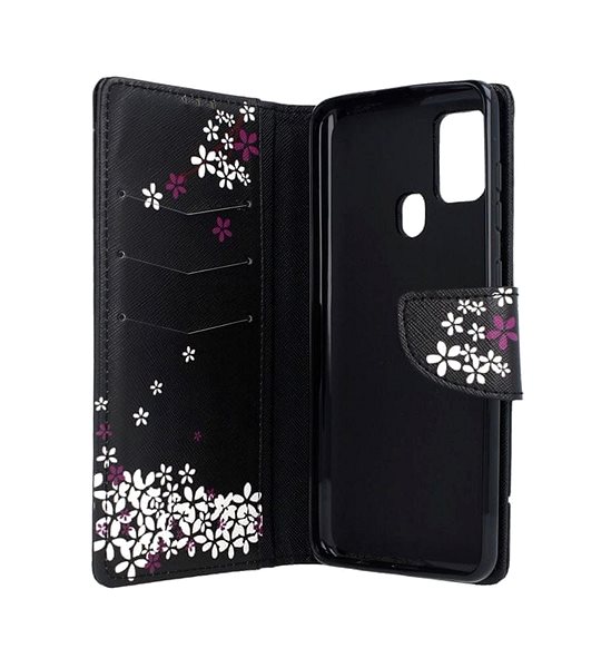 Kryt na mobil TopQ Samsung A21s knížkový Květy sakury 50524 ...