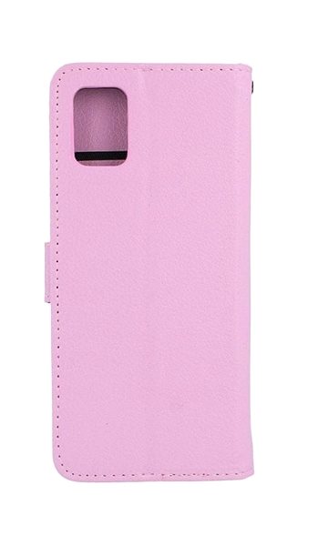 Kryt na mobil TopQ Samsung A31 knihový svetlo ružový s prackou 51075 ...
