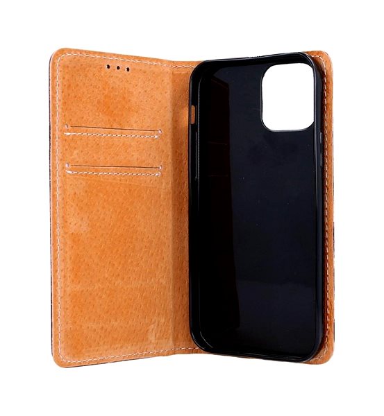 Pouzdro na mobil TopQ Special iPhone 12 Pro knížkové černé 53597 ...