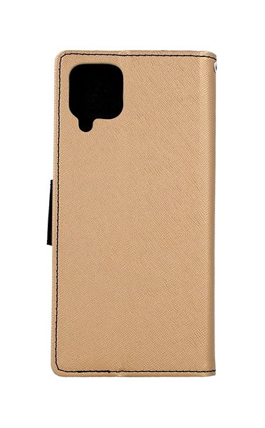 Puzdro na mobil TopQ Samsung A12 knižkové zlaté 56173 ...