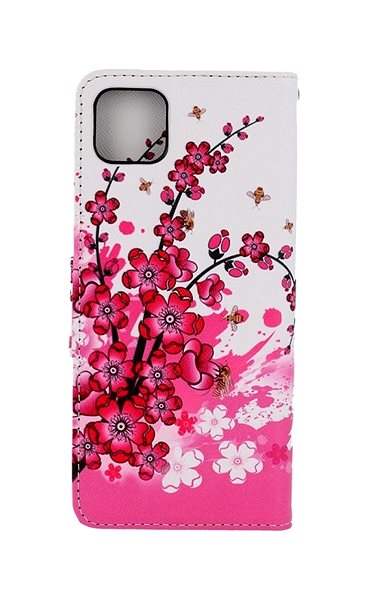 Puzdro na mobil TopQ Samsung A22 5G knižkové Kvety textil 60695 ...