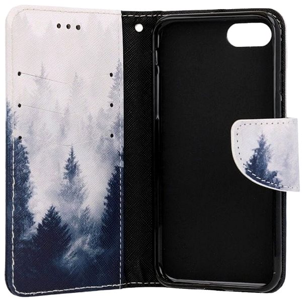 Pouzdro na mobil TopQ iPhone SE 2020 knížkové Mlha 62610 ...
