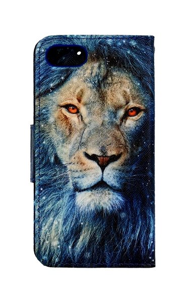 Puzdro na mobil TopQ iPhone SE 2020 knižkové Čarovný lev 62542 ...