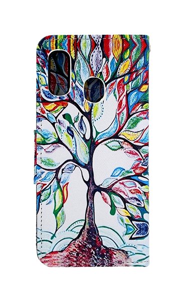 Puzdro na mobil TopQ Samsung A20e knižkové Farebný strom 42908 ...