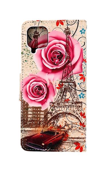 Puzdro na mobil TopQ Samsung A22 knižkové Rozkvitnutý Paríž 66167 ...
