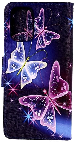 Pouzdro na mobil TopQ Realme 8 5G knížkové Modré s motýlky 67558 ...