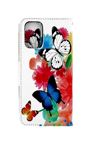 Pouzdro na mobil TopQ Realme 8 5G knížkové Barevné s motýlky 67668 ...