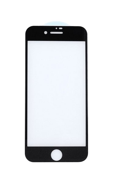 Glass Screen Protector FullGlue HARD iPhone SE 2020 5D Black 66344 Screen
