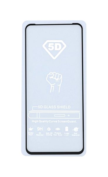 Glass Screen Protector TopGlass Realme 8 5G Full Cover Black 66489 Screen