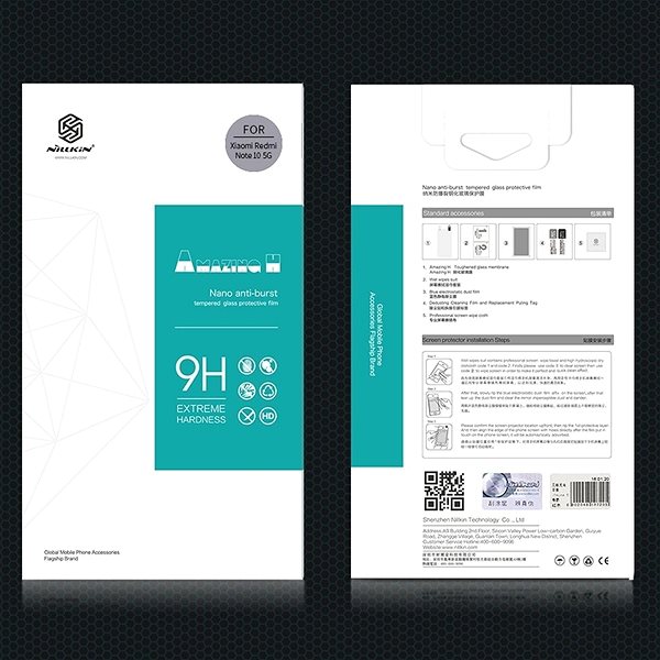 Glass Screen Protector Nillkin Amazing Xiaomi Redmi Note 10 5G 67555 Packaging/box