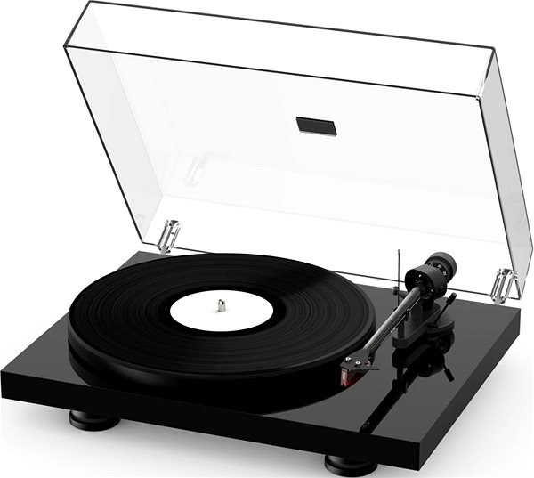 Turntable Pro-Ject Debut Carbon Evo + 2MRed - High Gloss Black Lateral view
