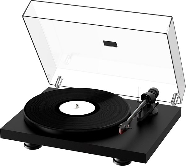 Turntable Pro-Ject Debut Carbon Evo + 2MRed - Satin Black Lateral view