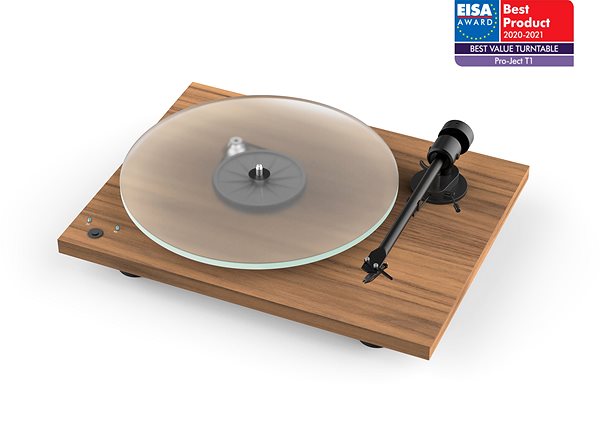 Turntable Pro-ject T1 Phono SB, Walnut ...