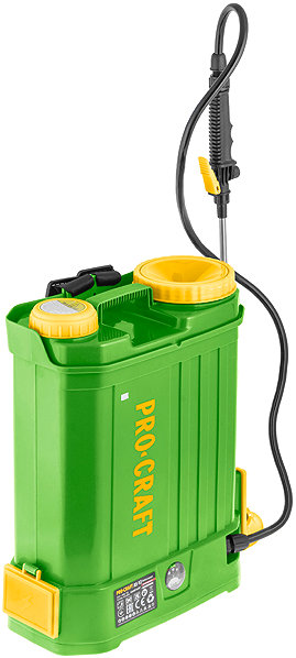 PROCRAFT AKU AS-12, 12L (1×8Ah) cordless sprayer.