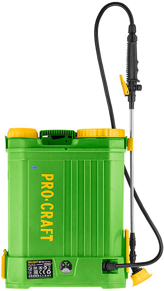 PROCRAFT AKU AS-12, 12L (1×8Ah) cordless sprayer.