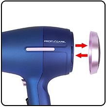 Hair Dryer ProfiCare PC-HTD 3030 Features/technology