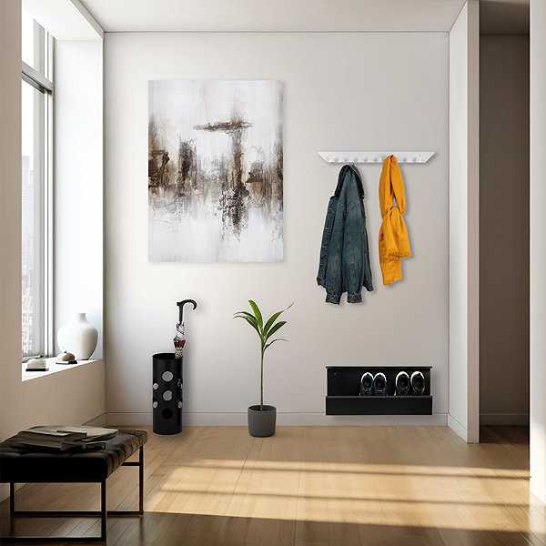 Věšák Proxa Háčky na oblečení 74 × 8 cm bílé ...