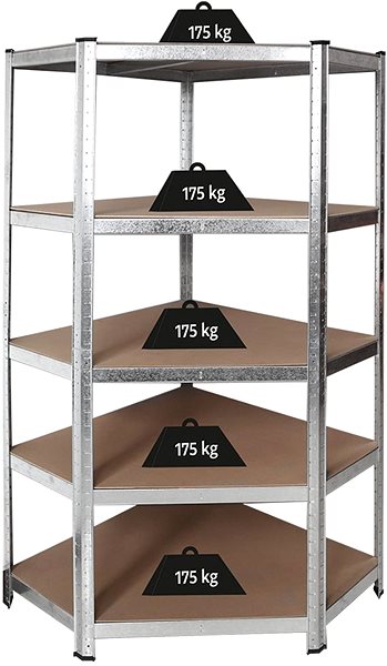 Shelving Unit Profi Tools Zeus TC-081 180 × 90 × 70 × 40 cm ...