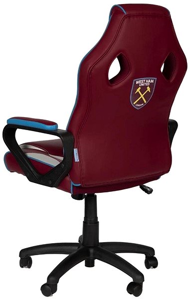 Gamer szék PROVINCE 5 West Ham FC Quickshot Hátoldal