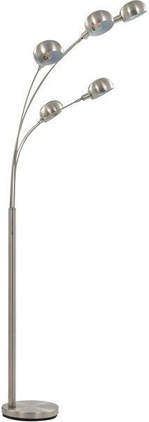 Stojaca lampa Stojaca lampa 200 cm 5 × E14 strieborná ...