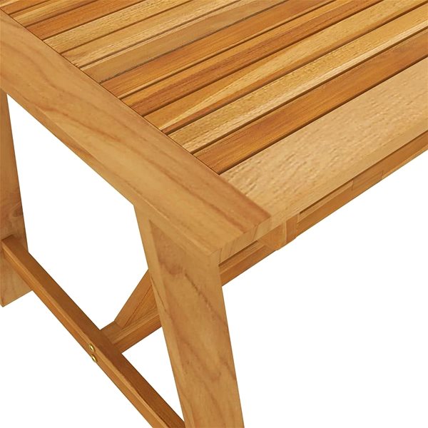 Záhradný stôl Záhradný jedálenský stôl 140 x 70 x 73,5 cm masívne akáciové drevo 312406 Vlastnosti/technológia