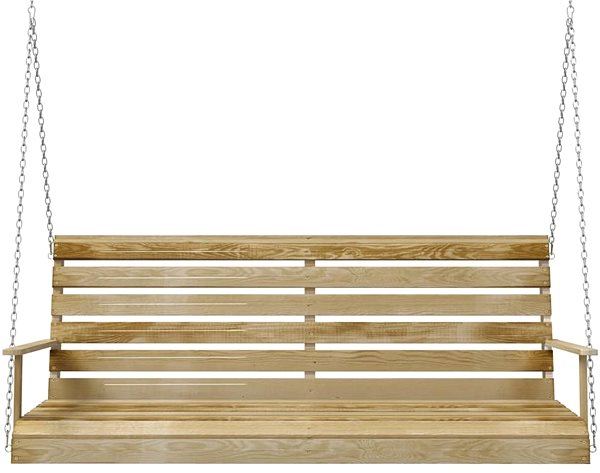 Záhradná lavička Hojdacia lavica, impregnované borové drevo 155  × 65  × 60 cm 316065 ...