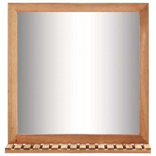 Zrkadlo Kúpeľňové zrkadlo 60 x 12 x 62 cm masívne orechové drevo ...