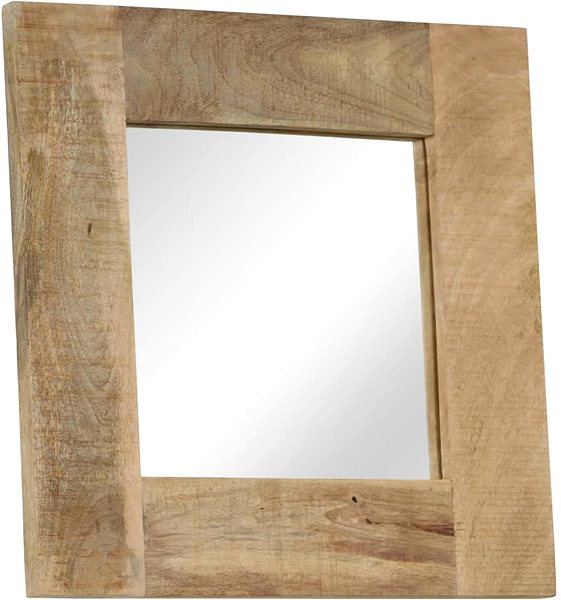 Zrkadlo Zrkadlo z masívneho mangovníkového dreva 50 x 50 cm ...